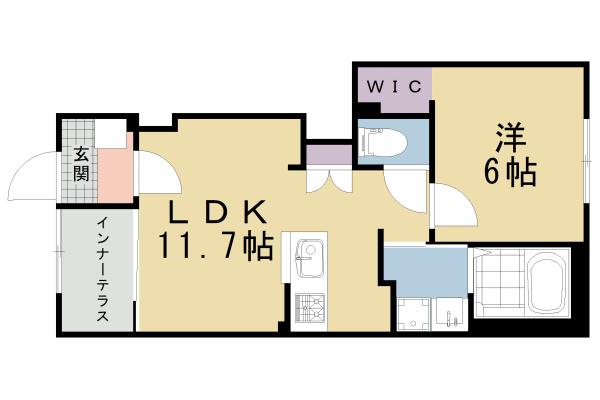 プルメリアの間取り