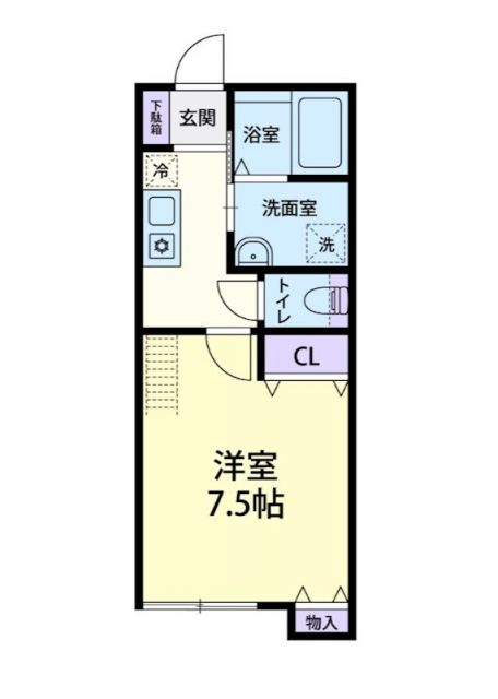 カーサ　ベルデの間取り