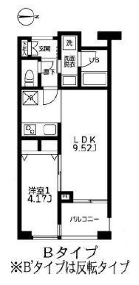 カーザビアンカの間取り