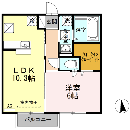 アガパンサス　Ａ棟の間取り