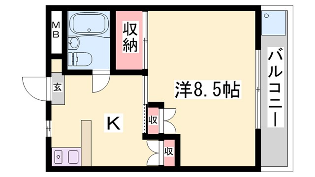 グランシード高田台　南棟の間取り