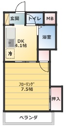 ダイヤマンションの間取り