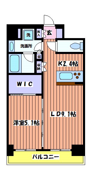 キングストンパレス立川の間取り