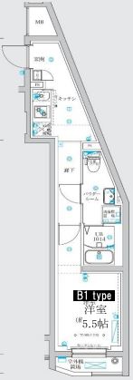 カフェック桜台の間取り