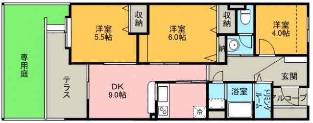 アコルデ東台の間取り