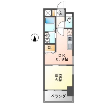 エステムプラザ名古屋駅前プライムタワーの間取り