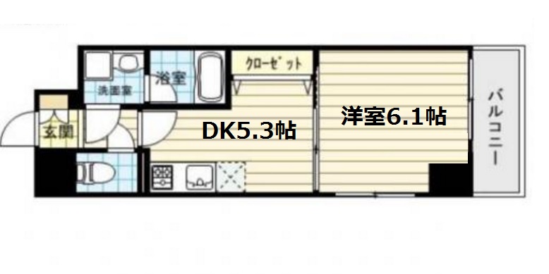 S-FORT福島EBIEの間取り