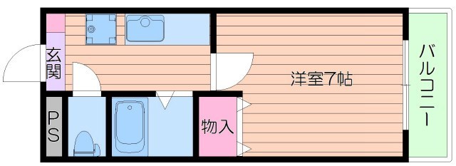 ハイツ岩本の間取り