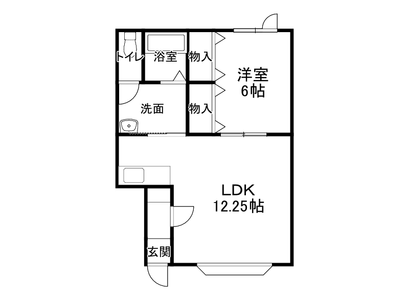 ソシエIIの間取り