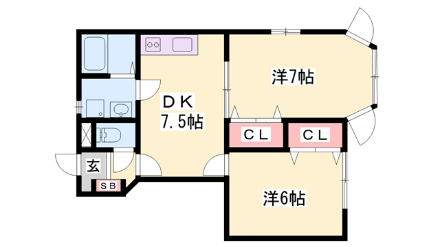 グリーンパレスIIの間取り