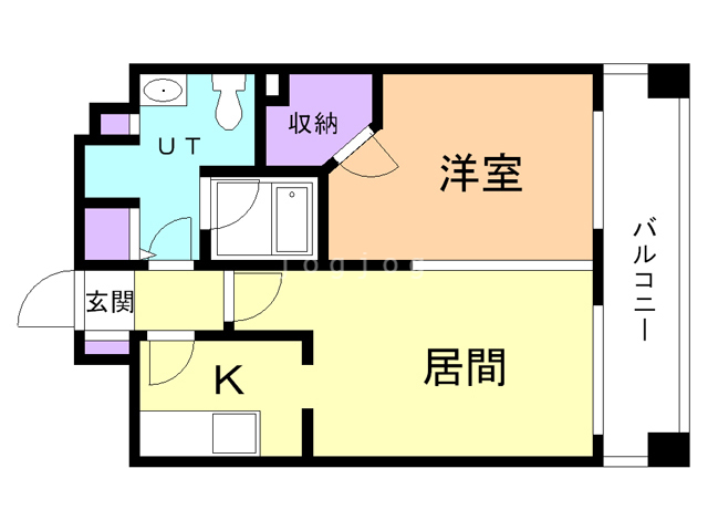 カマール６－６の間取り