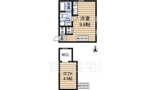 ロフト壱番館の間取り