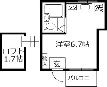 ハイムK＆Kの間取り