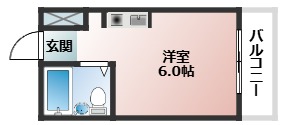 大阪市東淀川区大桐のマンションの間取り