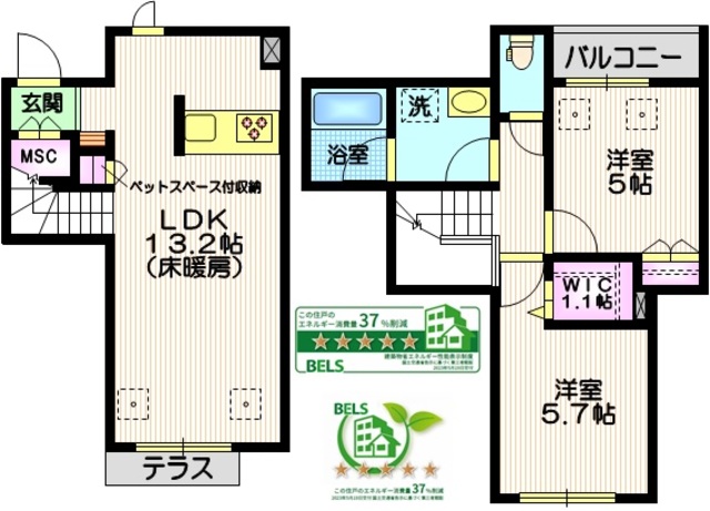 ＡＮＥＳＩＳの間取り