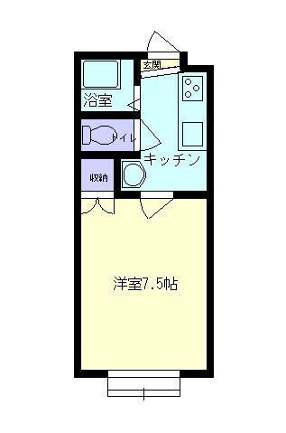 メイプル四番館の間取り