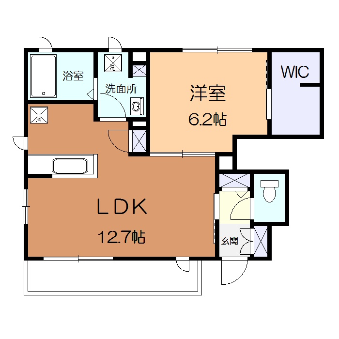 セスタ・イワゼBの間取り