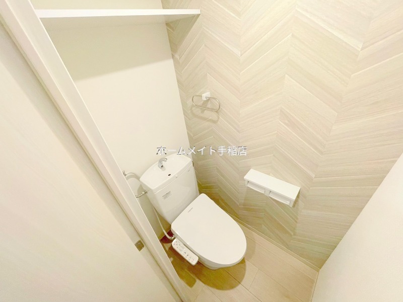 トイレ　ウォシュレット付きで快適な環境です♪
