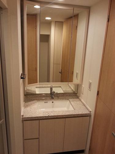 洗面設備　※別部屋の参考写真です。