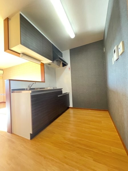 キッチン　対面キッチン・2口コンロ設置可能です♪