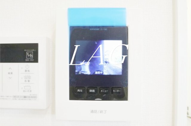 セキュリティ　モニター付きインターフォンです。