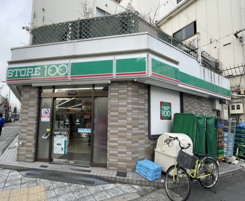 コンビニ　ローソンストア100 浪速稲荷店（コンビニ）まで170m