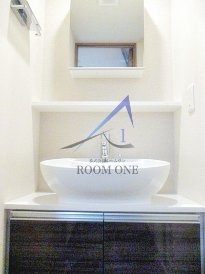 洗面設備　洗面台です。