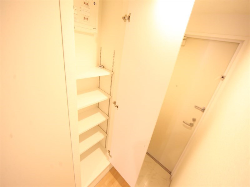 玄関　玄関　シューズボックス付（収納充実してます）