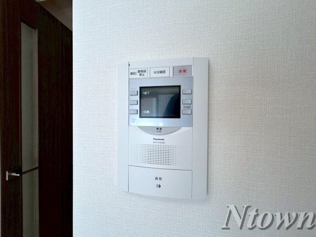 セキュリティ　モニター付きインターフォンです