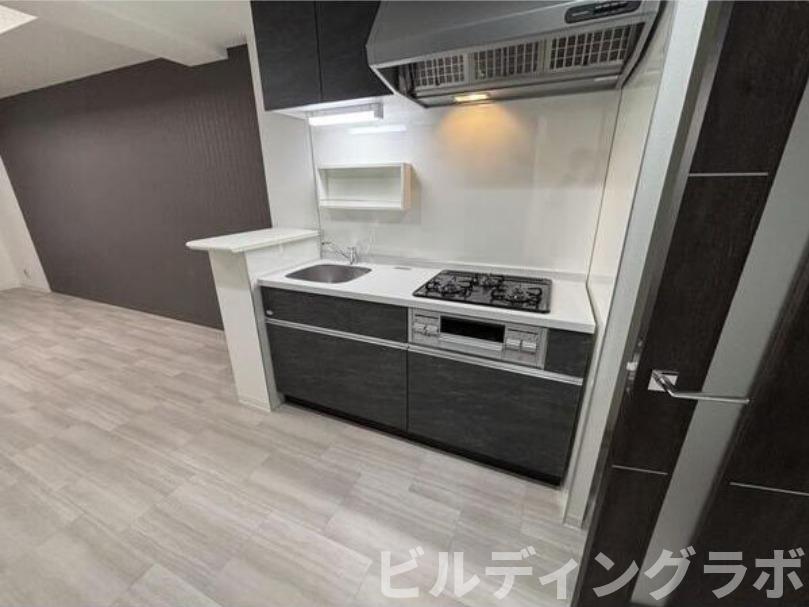 キッチン　新築時撮影の為現況を優先いたします。