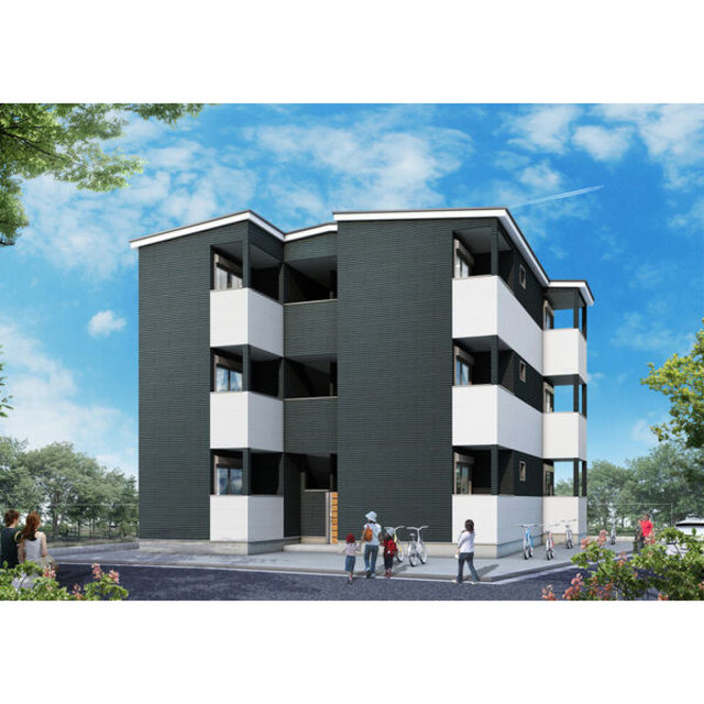 建物外観　全部屋・角部屋の新築です♪