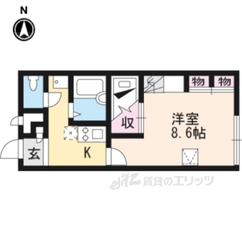 レオパレスコンフォートの間取り写真