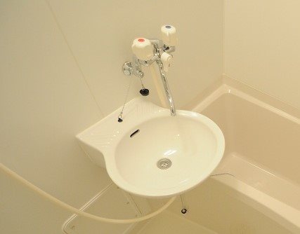 洗面設備　※別のお部屋の写真です