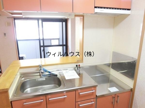 キッチン　ガスコンロ設置可！