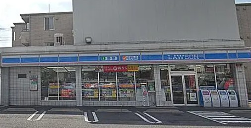 コンビニ　ローソン足立谷在家店（コンビニ）まで387m