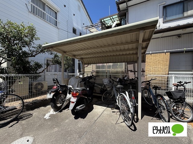 眺望　駐輪場