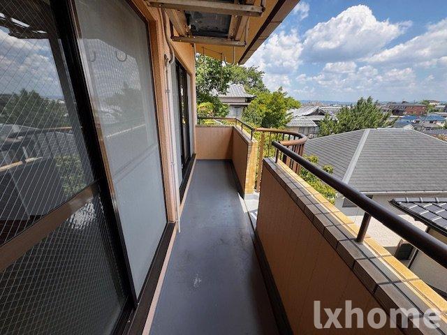 バルコニー　落ち着いた時間を過ごせるバルコニーです