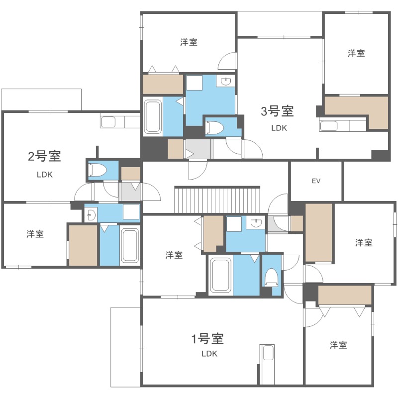 その他　２Ｆ以上全体図