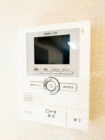 セキュリティ　モニタ付インターホンで安心♪