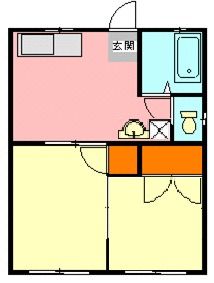 サンライズ黒髪の間取り写真