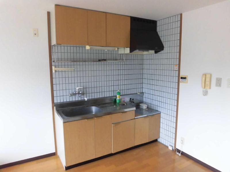 リージングマンション A棟のキッチン写真
