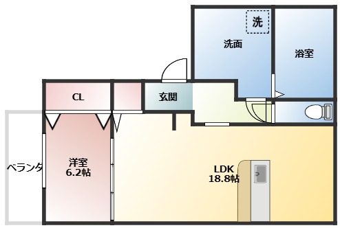 阪急神戸線 王子公園駅 徒歩12分 3階建 築11年の間取り写真