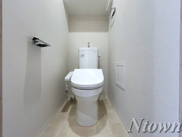 トイレ　ゆったりとした空間のトイレです