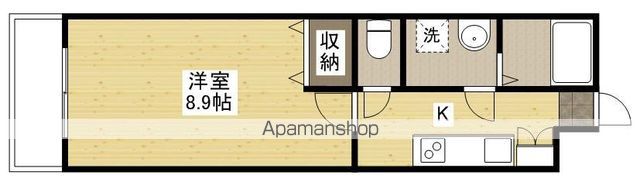 広島電鉄白島線 女学院前駅 徒歩4分 11階建 築19年の間取り写真