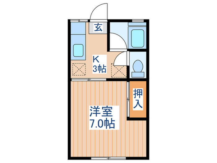 ラフォーレ八木山東の間取り写真