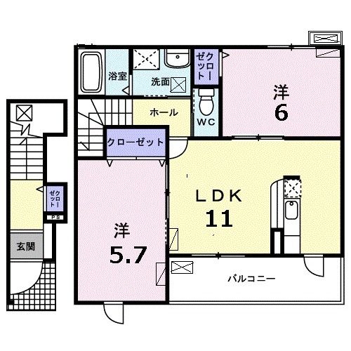 プラシード パラッツォの間取り写真