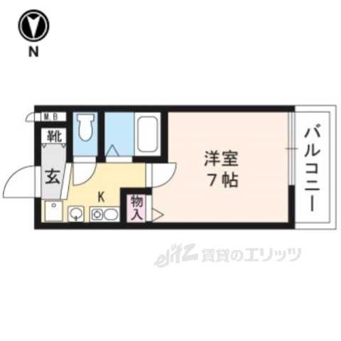 KDXレジデンス西院の間取り写真
