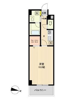 ベルメゾン若林の間取り写真