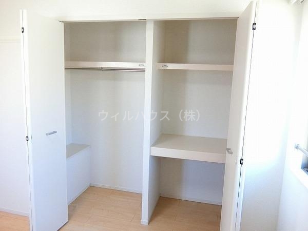 収納　クローゼット！