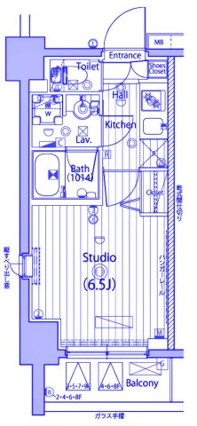 ガーラ・シティ横浜反町の間取り写真